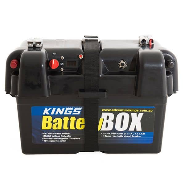 Kings Battery Box Review Deep Cycle Battery Box With USB and 12v